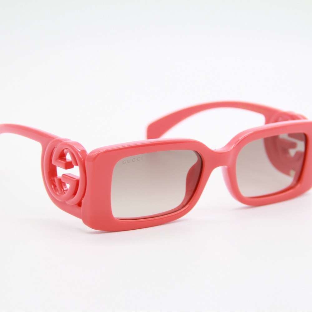 NEW GUCCI GG1325S 005 SQUARE RED WOMEN SUNGLASSES GUCCI - Picture 9 of 15